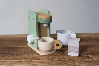 Produktbild von Dantoy Kinder-Spilezeug Kaffeemaschine aus Holz 4772