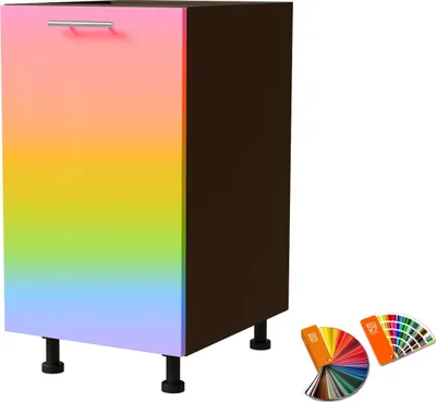 Produktbild von Küchenunterschrank BRERRA 45x82cm lackiert Farbe wählbar BR-D1D/45,RAL Wunschfarbe (K5 / K7),lava