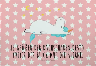 Produktbild von Mr. & Mrs. Panda jausenbrett Einhorn Sternenhimmel - Rot Pastell - Geschenk, Servierplatte, Glas-Schneidebrett, Sterne, Einhörner, Unicorn, Brotzeitplatte, Schneidebrett