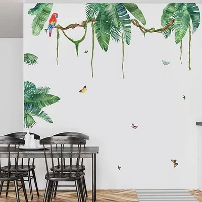 Produktbild von Famanu Wandaufkleber - Hochwertiges Wanddekor für Wohnzimmer und Schlafzimmer, Hintergrund 4,6 x 4,6 x 32,5 cm