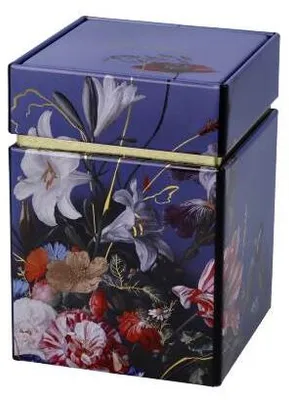 Productafbeelding van Goebel Artis Orbis, Jan Davidsz de Heem, theedoos met afbeelding van zomerbloemen