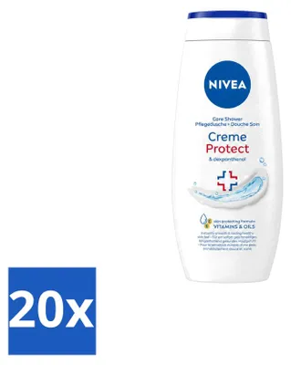 Produktbild von 20 x Nivea Protect Douchecrème - 250 ml - Vorteilspackung - 20 Stücke