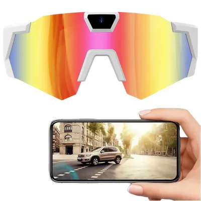 Produktbild von 4K HD 1080p POV Sportbrille mit Kamera Action-Sonnenbrille mit Videoaufzeichnung für Outdoor-Aktivitäten wie Radfahren und Wandern