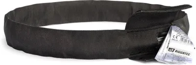 Produktbild von Riggatec Rundschlinge Steelflex Schwarz 1t, Nutzlänge:1,0 m - Umfang:2,0 m