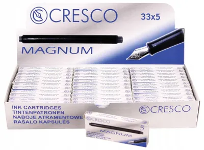Produktbild von Cresco Magnum Tintenpatronen Blau 5 Stück Füllfederhalter