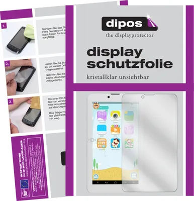 Produktbild von 2x Schutzfolie für XGODY X701 7 Zoll klar Displayschutzfolie Folie Display Schutz dipos
