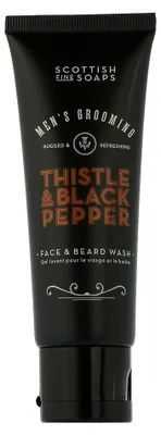 Produktbild von Scottish Fine Soaps Gesichts- & Bartreiniger Thistle & Black Pepper 75ml