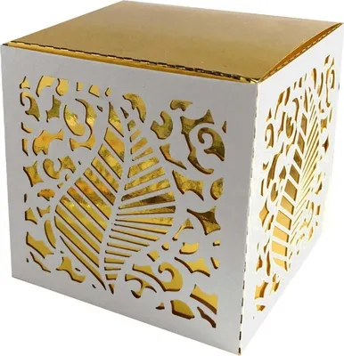 Produktbild von 50 Packungen Laser Cut Geschenk-Box Für Kleine Sachen, Kleine Leere Süßigkeiten Gunst-Boxen Für Geburtstag Hochzeit Party
