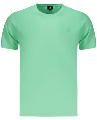 Produktbild von Stylisches Kurzarm T-Shirt Herren in Grün mit Print und Rundhals