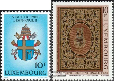 Produktbild von Briefmarken Luxemburg 1985 Mi 1124,1137 (kompl.Ausg.) postfrisch Papst