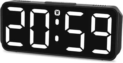 Produktbild von Kleiner Digitaler Wecker ohne Ticken, LED Anzeige, Lautstärke & Helligkeit einstellbar, Snooze, 12/24H, kompakt für Kinder Schlafzimmer