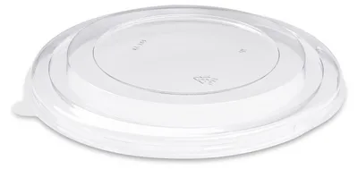 Produktbild von 100x Deckel transparent Ø150mm aus rPET für Salatschalen Feinkostschalen