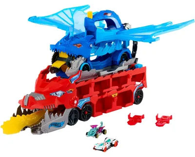Productafbeelding van Hot Wheels - Dragons 2 in 1 Transporter Hot Wheels City - Hot Wheels - JBM72