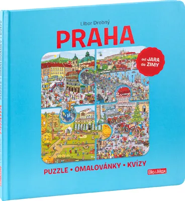 Zdjęcie produktu dla PRAGA - Puzzle, kolorowanki, quizy (Drobný Libor)