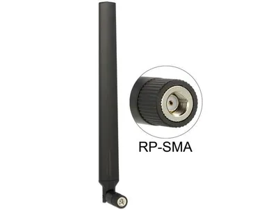 Image de DELOCK WL-Antenne RP-SMA 4-7dBi Kippgelenk schwarz