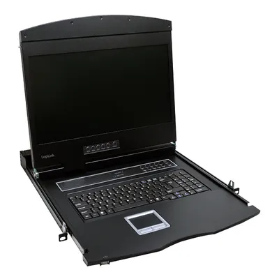 Logilink LCD KVM Konsole mit 19"TFT Monitor & Tastatur(DE)