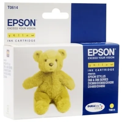 Produktbild von Epson Singlepack Yellow T0614 DURABrite Ultra Ink, Gelb, 8.0 ml