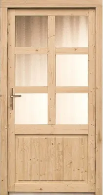 Produktbild von Nebeneingangstür A64 Fichte 1100 x 2100 mm DIN Links