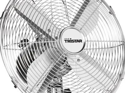 Produktbild von Tristar VE-5953 Ventilator, Haushalts-Lamellenlüfter, Silber, Tisch, Metall, 58,6 dB, 1300 RPM