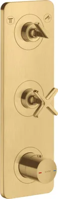 Immagine prodotto di hansgrohe AXOR Citterio E module thermostat encastré 38 x 12 pour 2 consommateurs, 36703250, 36703250