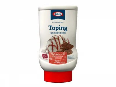 Obrázek produktu pro Toping s příchutí čokoláda 1 x 200 g