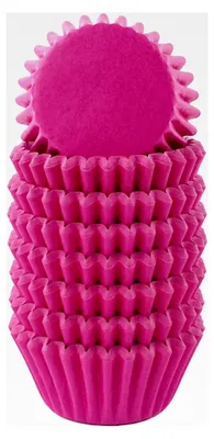Produktbild von Mini-Muffinförmchen Standard - Ø 32 mm x 20 mm - Pink - 200 Stück - Papier-Backförmchen - für kleine Cupcakes, Muffins, Pralinen