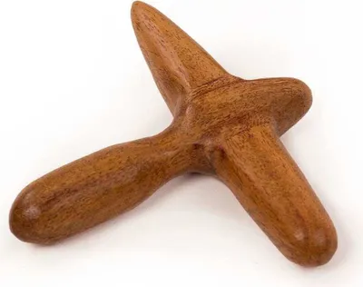 Produktbild von Massagehilfe aus Hartholz, „T“
