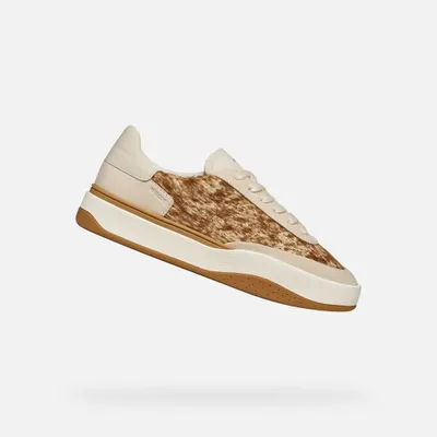 Productafbeelding van Geox Dynamia dames sneakers, kleur crème, maat 39