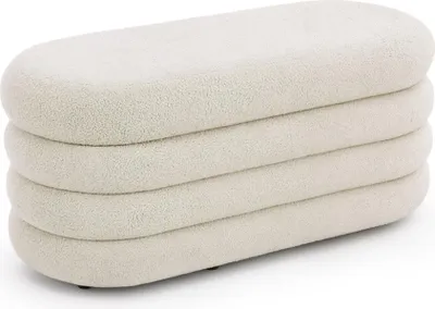 Produktbild von raumhirsch Polsterbank PUFFO 100 cm - Elegante Samt-Truhenbank mit Stauraum & modernem Design