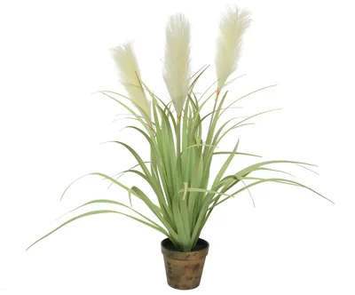 Produktbild von Kunstpflanze Gras Kunststoff Ø 12 cm H 70 cm grün
