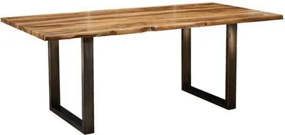 Image de MASSIVMOEBEL24 | Table à manger 160x90 Palissandre laqué Noble unique FREEFORM #0300