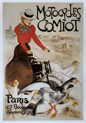 Obrázok produktu pre Motocykle Comiot – Steinlen – plagát 70 x 100 cm
