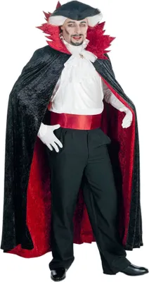 Produktbild von Graf Dracula Umhang für Erwachsene zum Vampir Kostüm