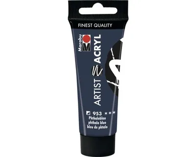 Obrázok produktu pre Marabu Akrylová farba Artist Akrylová ftalová modrá 953 22 ml