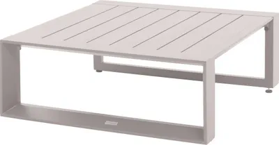 Produktbild von Quadratischer garten-couchtisch "allure" hafer 79 x 79 x 30cm aus aluminium   - Hespéride