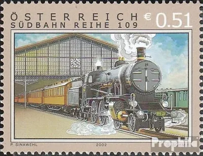 Produktbild von Briefmarken Österreich 2002 Mi 2394 (kompl.Ausg.) postfrisch Eisenbahnen