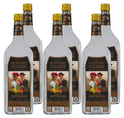 Produktbild von Schwarz Waldhof Badisches Obstwasser (6 x 0,7L)