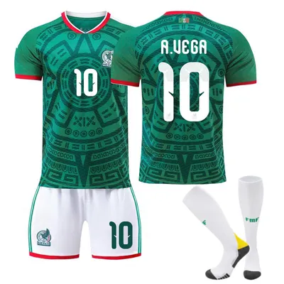 Immagine prodotto di #10 A.UEGR Maglia da calcio del Messico per i Mondiali 2026, disponibile in casa, per bambini e adulti. Taglia:XXXL