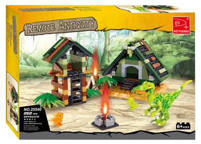 Immagine prodotto di Set di costruzione Dino Verblijf - 252 pezzi.