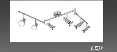 Produktbild von LEDVANCE 4058075260863 Deckenstrahler LED GU10 EEK: A+ (A++ - E) 18 W Nickel (gebürstet)
