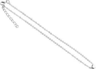 Produktbild von Damenmode, charmanter Liebes-Herz-Anhänger, Halsband, Halskette, Schmuck für den Alltag-Silber