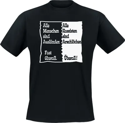Produktbild von Alle Menschen sind Ausländer - T-Shirt