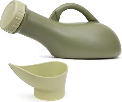Produktbild von Urinflaschen für Männer Frauen Unterwegs Pinkelflasche, Urinflasche Deckel Urinente Unisex Damen Herren Urin Flasche Notfall Auto Camping Reise