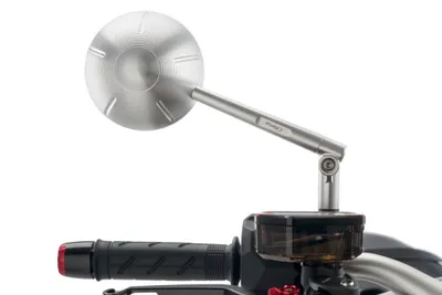 Produktbild von Puig Retro Rückspiegel Silber  Silber One Size