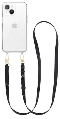 Produktbild von Lanyard strap - Black - Transparant Cord Hülle - Kompatibel mit iPhone 15