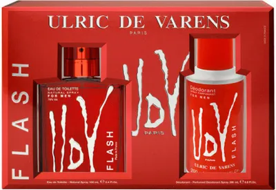 Zdjęcie produktu dla Ulric de Varens UDV Flash, Mężczyźni, 1 szt., Woda toaletowa, 100 ml, Spray, 2 szt.