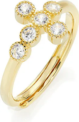 Immagine prodotto di Anelli da dito con simbolo Amen Oro 16 Collezione Croci - donna