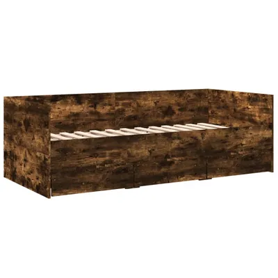 Produktbild von Tagesbett mit Schubladen ohne Matratze Räuchereiche 90x190 cm