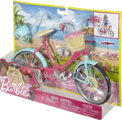 Zdjęcie produktu dla Barbie DVX55, Rower dla lalek, 3 lat(a), 50 g