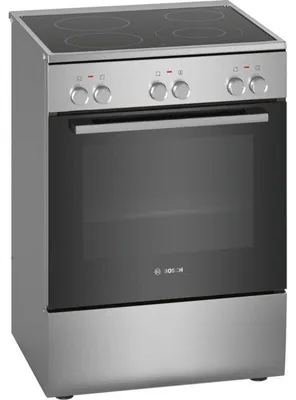 Obrázok produktu pre Bosch Serie 2 HKA090150, Voľne stojaci sporák, Nerezová oceľ, Otočné, Predné, Spodok, Kov